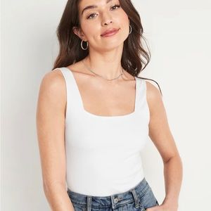 Square neck fitted body suit